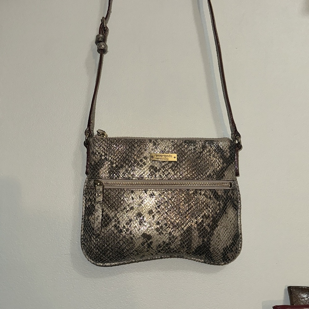 Kate Spade - Metallic Python Embossed Crossbody. … - image 7